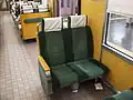 Transverse seating in a 9300 series train