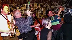 The Happy Pals in performance