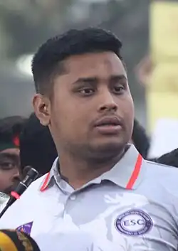 Hasnat Abdullah during the July Revolution