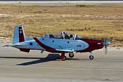 T-6 Texan II Efroni of the IAF Flight Academy, flown by the IAF Aerobatic Team also