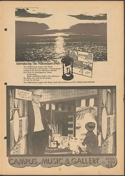 Advertisement for Begin, 1968