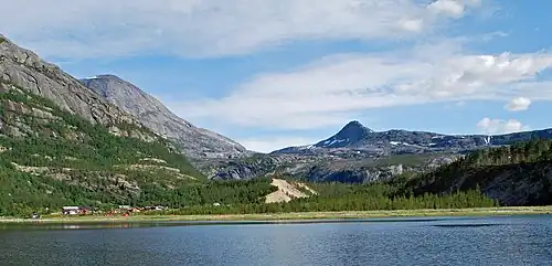 Hellmobotn seen from the fjord Credit: Helge Høifødt