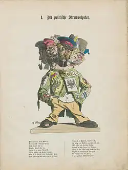 Divided Germany, from Der Politische Struwwelpeter