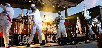 Here Come the Mummies performing in 2021