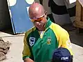 South African cricketer Herschelle Gibbs
