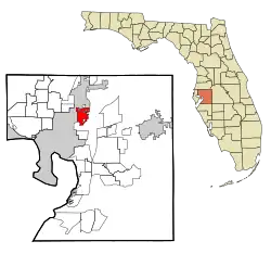 Location in Hillsborough County and the U.S. state of Florida