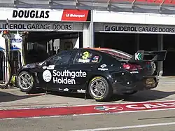 The Holden VF Commodore of Taz Douglas at the 2017 Clipsal 500 Adelaide