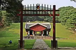 The hongsalmun at the lleung Royal Tomb (Joseon dynasty royal tombs)