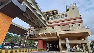 Fully completed metro station as on July 2025