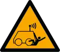 W037 — Run over by remote operator controlled machine