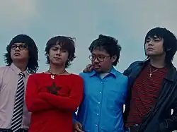 IV of Spades members (from left to right): Salonga, Benitez, De Castro, and Silonga