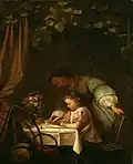 Ida Silfverberg - Woman teaching a Child to Read