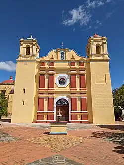 The church of San Andrés Huayapam, Oaxaca.