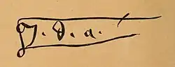 Prince Henry the Navigator's signature