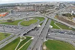 Interchange of MKAD and Borovskoe shosse