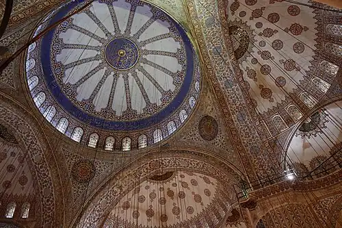 Interior of Blue Mosque, Istanbul