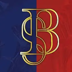 International Staff Band logo, a stylised initialism 'ISB'