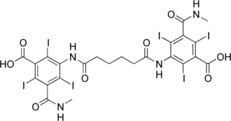 Skeletal formula of iocarmic acid