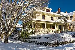 Historic houses after 2017 snowstorm