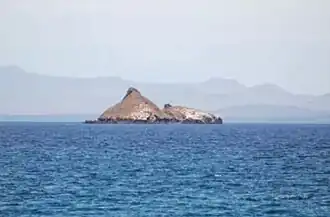 South Guy Fawkes Island from the direction of Santa Cruz
