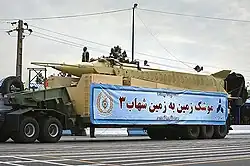 With a truck-mounted launcher, on a Military Day Parade, 2010