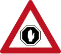 Stop sign ahead