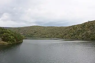 A view of the reservoir