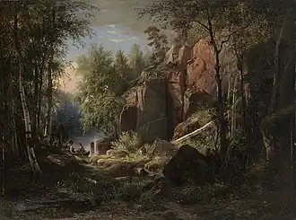 View of Valaam Island. Kukko, 1860