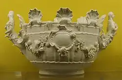 unpainted wine-cooler, J.F.Eberlein, 1740–41