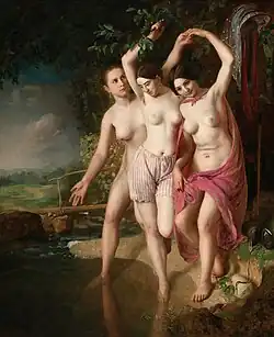 Three Bathers