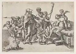 Alexander the Great and Roxane, after Raphael