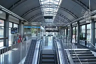 Inside the station