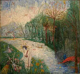 Finding of Moses (1924), oil on canvas, 119 × 128&nbsp;cm, private collection