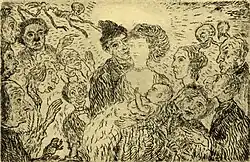 Envy (1904) etching, 9.8 × 15&nbsp;cm, Royal Library of Belgium, Brussels