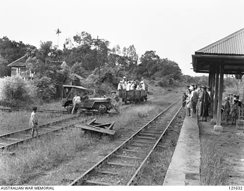 Kinarut station on the Jesselton to Papar railway