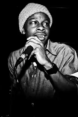 Jesse Boykins III performing in May 2009