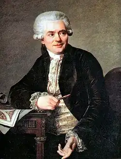 Portrait of Jean Henri Riesener by Antoine Vestier