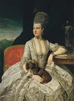 Archduchess Maria Christina, Duchess of Teschen, (1742–1798), called "Mimi", (1776)