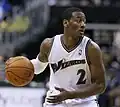 John Wall playing for the Washington Wizards in 2010