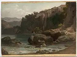 Painting of river view