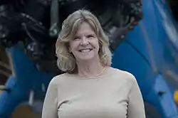 Jonna Doolittle Hoppes by a PT-17 Stearman in 2011