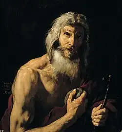 The Penitent Saint Jerome, 1652, 77.2 × 71.8&nbsp;cm., Museo del Prado
