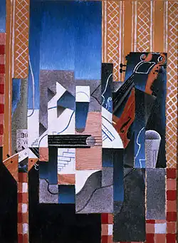 Juan Gris, 1913, Violon et guitare (Violin and Guitar), oil on canvas, 81 x 60&nbsp;cm, Museo Nacional Centro de Arte Reina Sofía