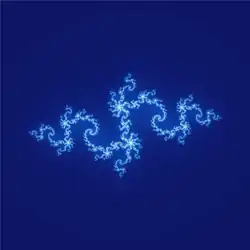 Julia set for fc, c = −0.835 − 0.2321i