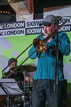 Performing with Lokkhi Terra at SXSW London, June 2025