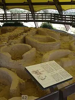 The Kalavasos-Tenta archaeologic site, located 4&nbsp;km south of Kalavasos.