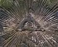 The Eye of Providence in a Jewish cemetery in Kamienna Góra