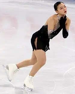 Kaori Sakamoto at the 2024 World Championships