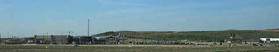 The Keele Valley Landfill which was closed in 2002, now overlooks nearby development