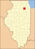 Kendall County at the time of its creation in 1841